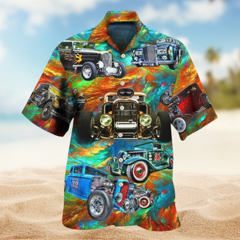 Car How To Ride A Hot Rod Limited Edition – Hawaiian Shirt