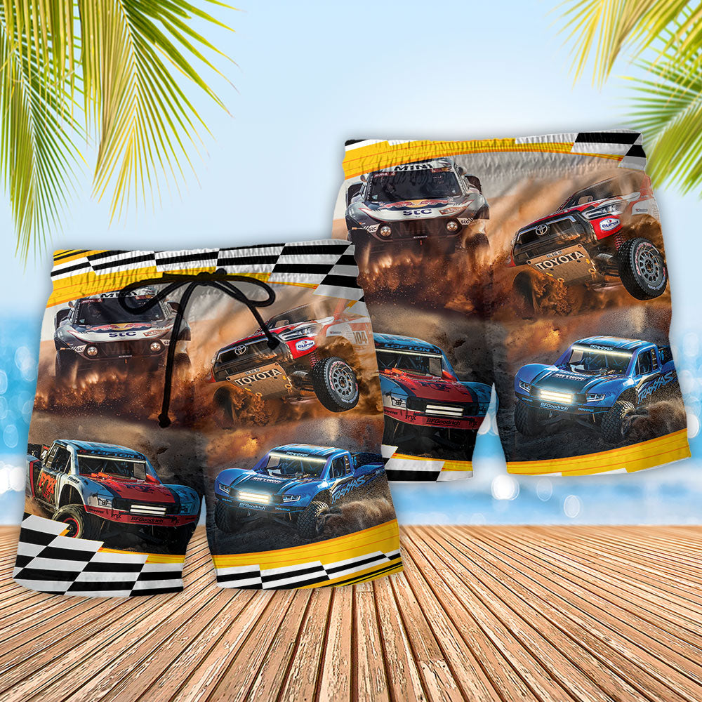Off Road Car Racing Lifestyle – Beach Short