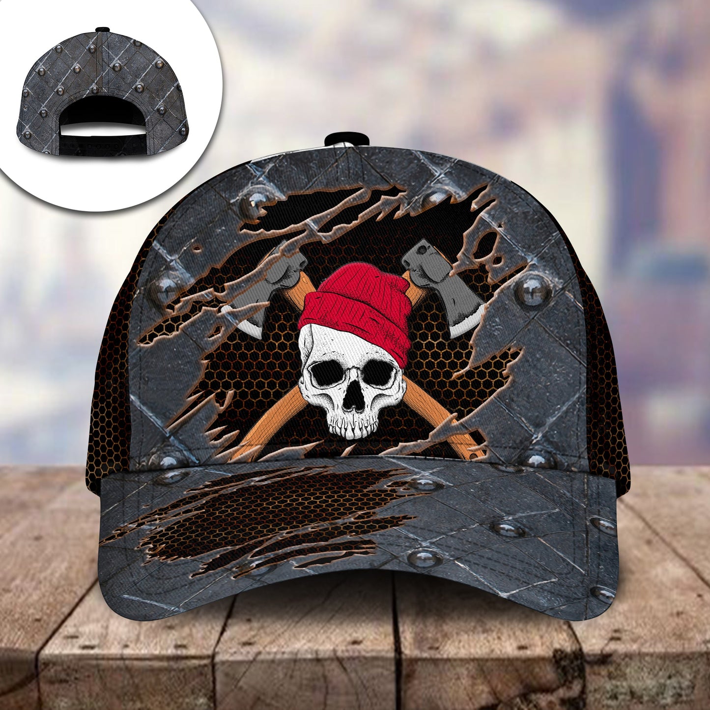 Carpenter Skull Workwear Style – Classic Cap