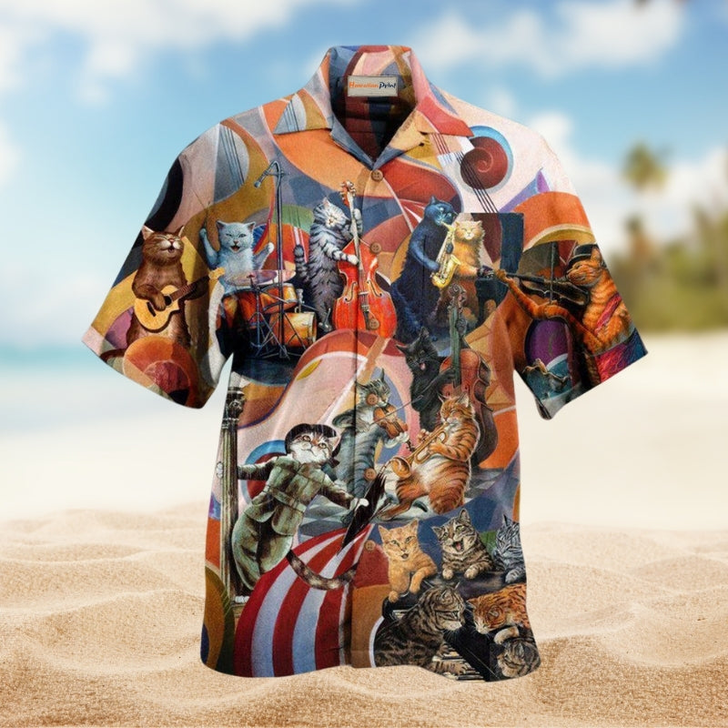 Cat Amazing Band Limited Edition – Hawaiian Shirt