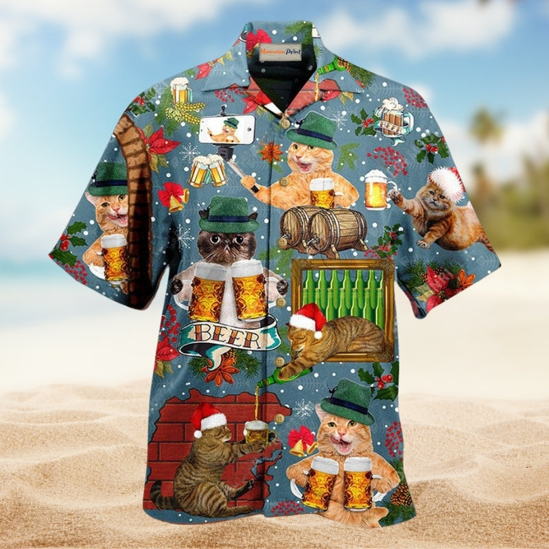 Cat Don’t Let Your Cat Drink Beer Edition – Hawaiian Shirt
