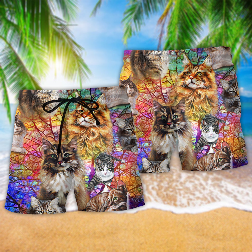 Life Is Better With Cats – Beach Short