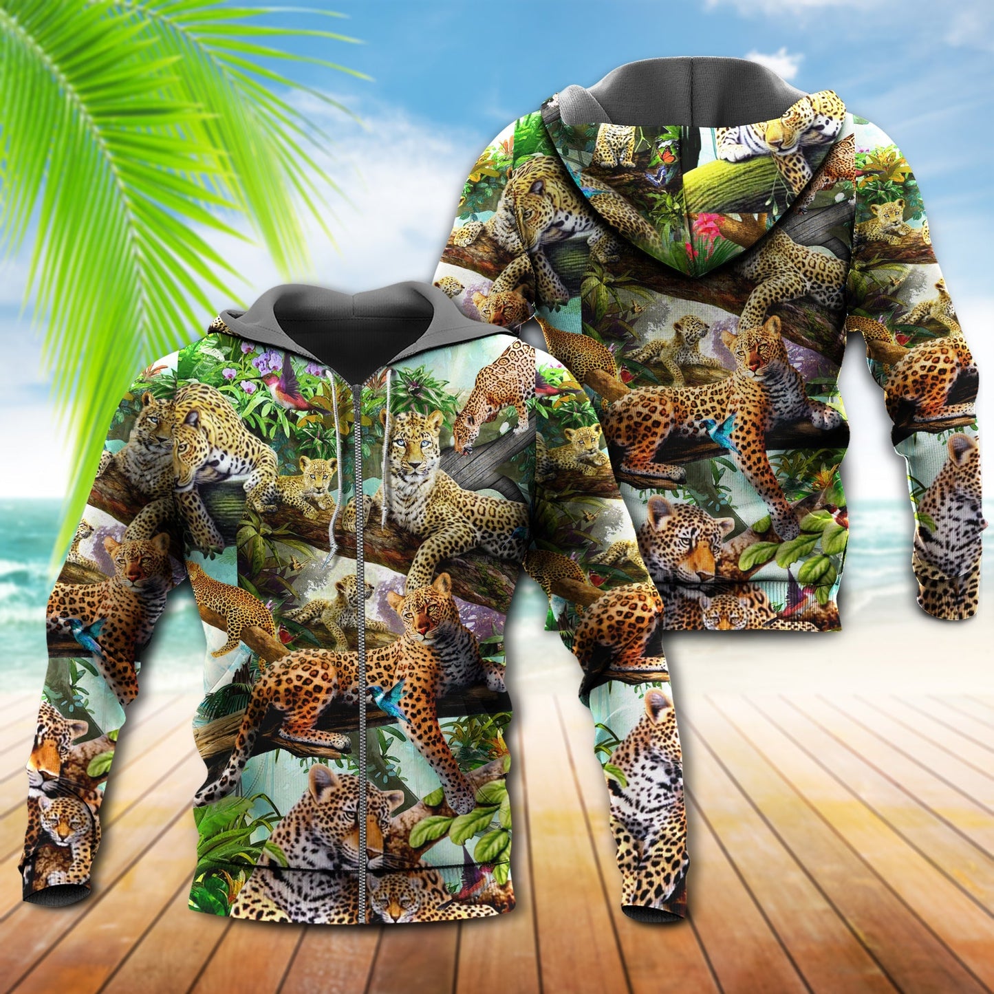Catamount Loves Trees Nature - 3D Hoodie