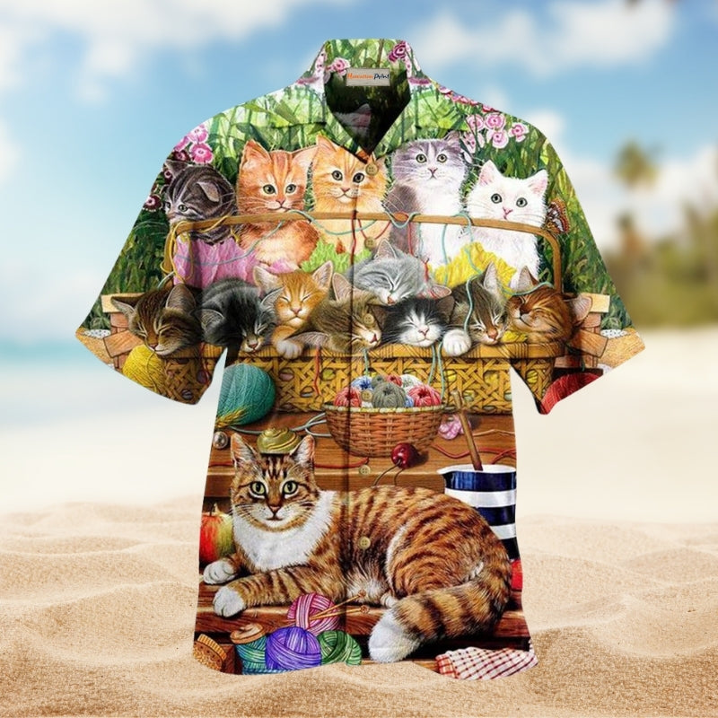 Cats Love Wool Roll Limited Edition – Hawaiian Shirt