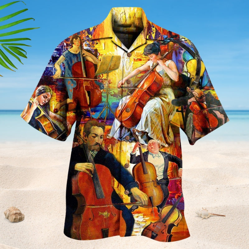 Cello Speaks Music Style – Hawaiian Shirt