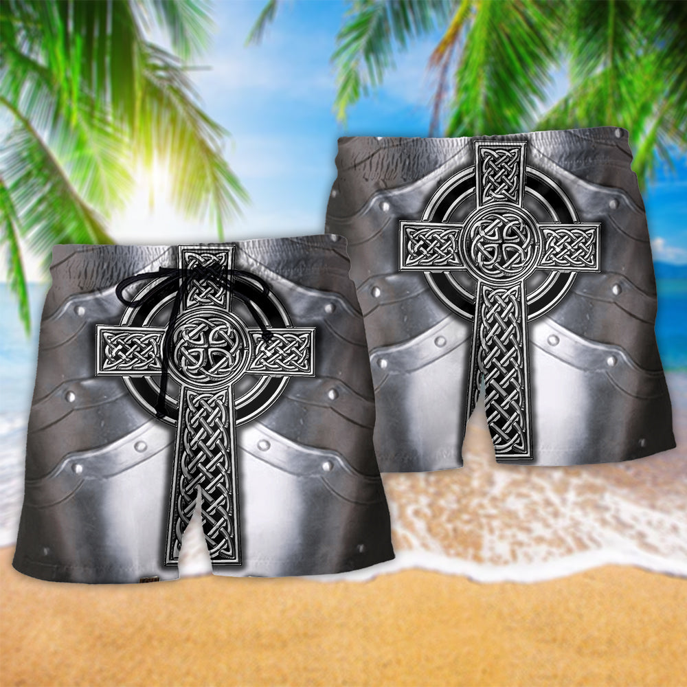 Celtic Metal Armor – Beach Short