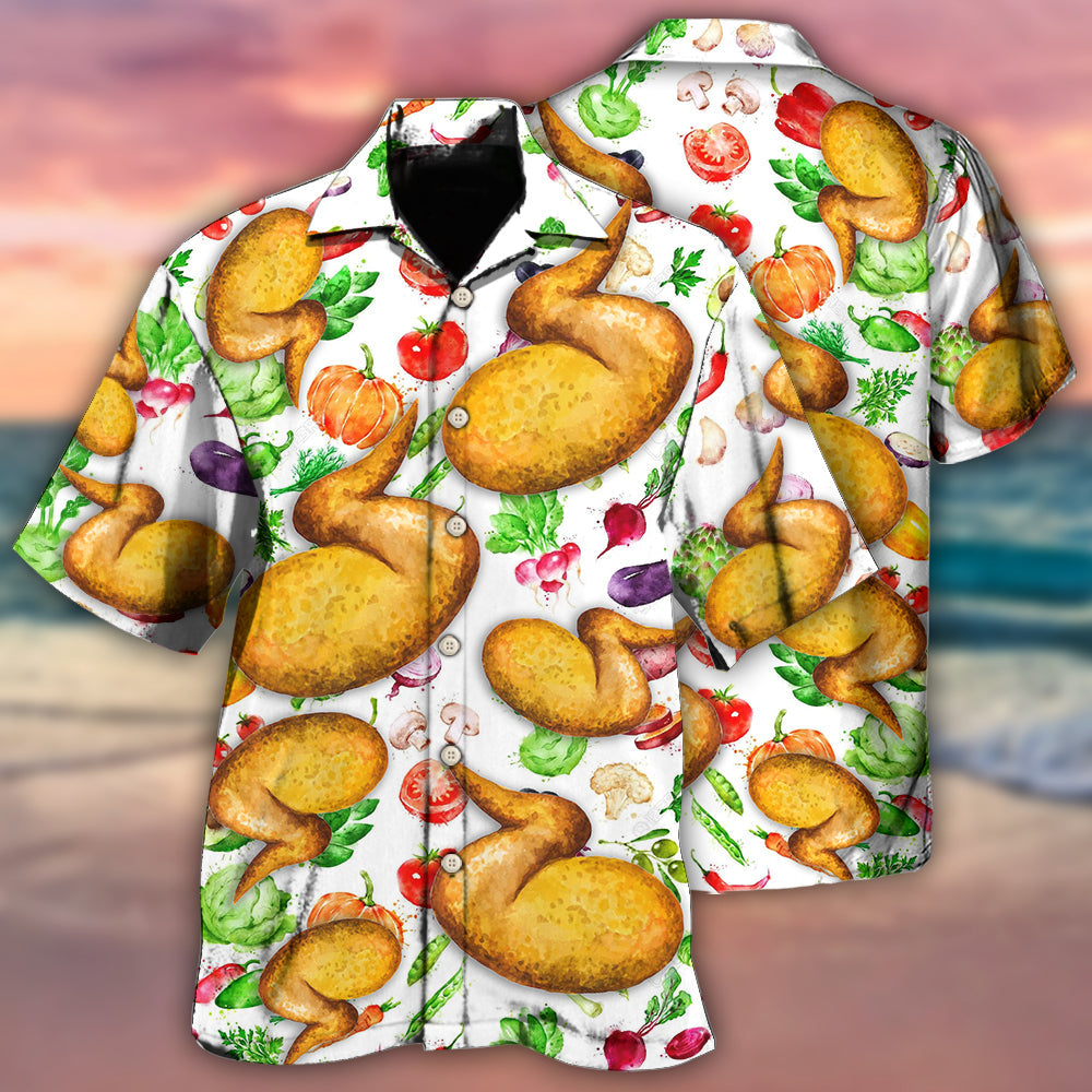 Chicken Wing Make Me Happy Style – Hawaiian Shirt