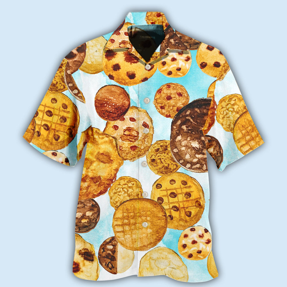 Chocolate Chip Cookie Pattern – Hawaiian Shirt