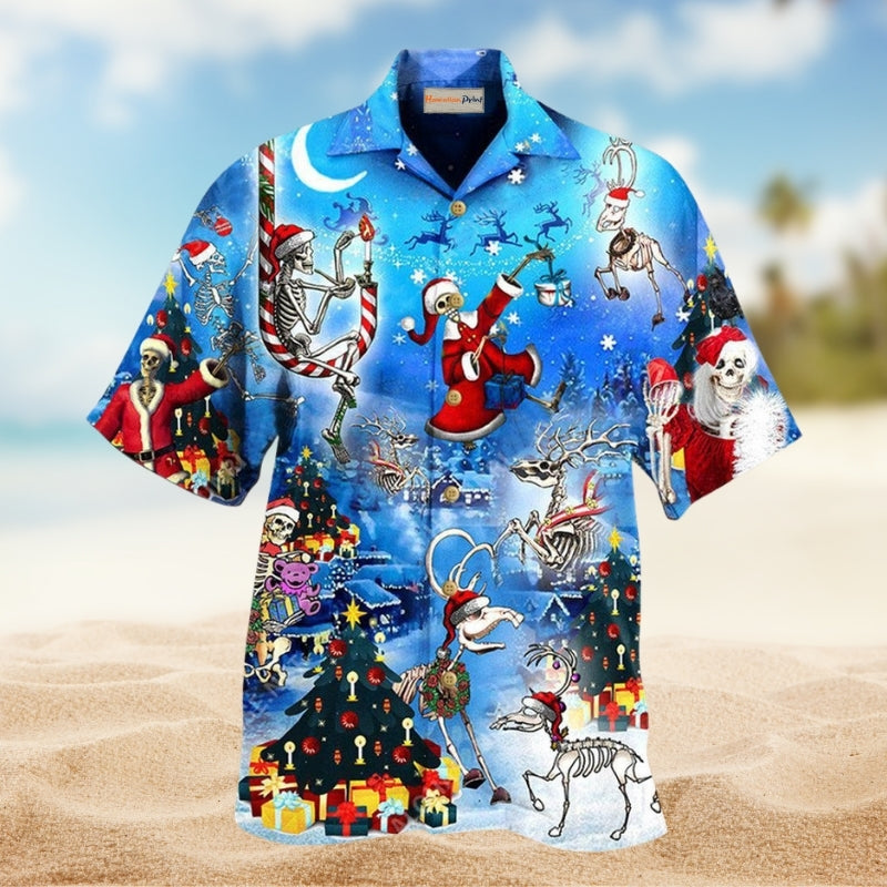 Christmas And Skull Merry Xmas Limited Edition – Hawaiian Shirt