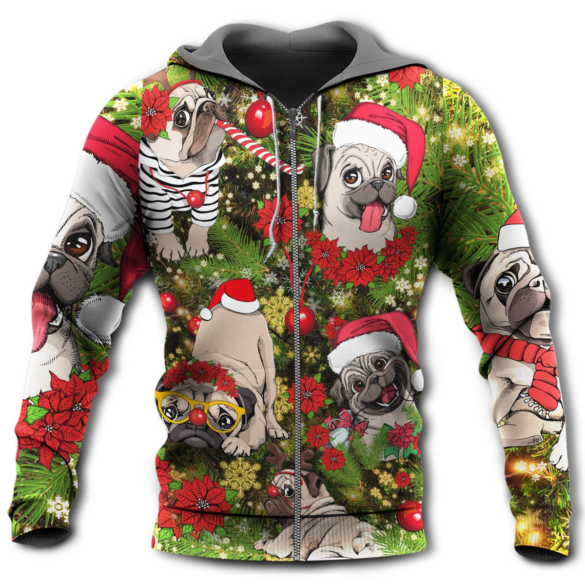 Christmas Have A Little Pugmas – 3D Hoodie