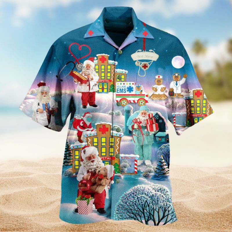 Christmas You're Hero Doctor Nurse Santa Health Care - Hawaiian Shirt