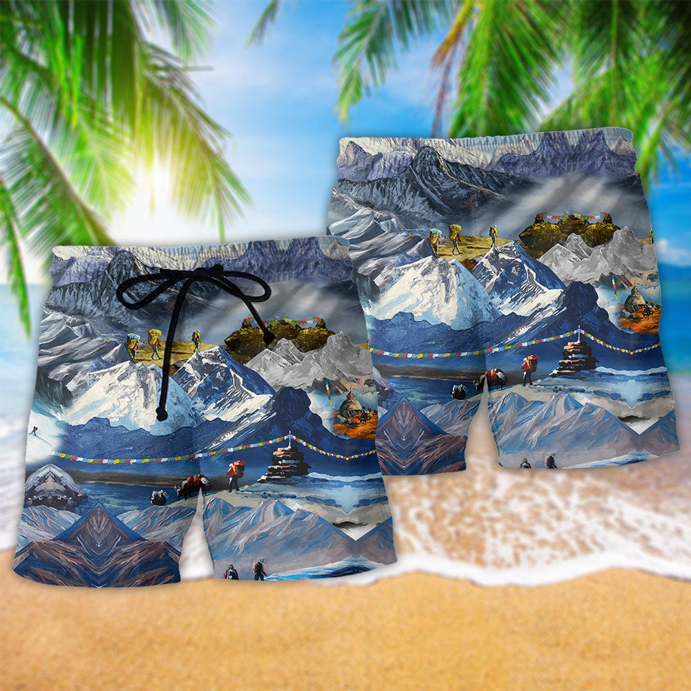 Mountain Adventure Inspirational – Beach Short