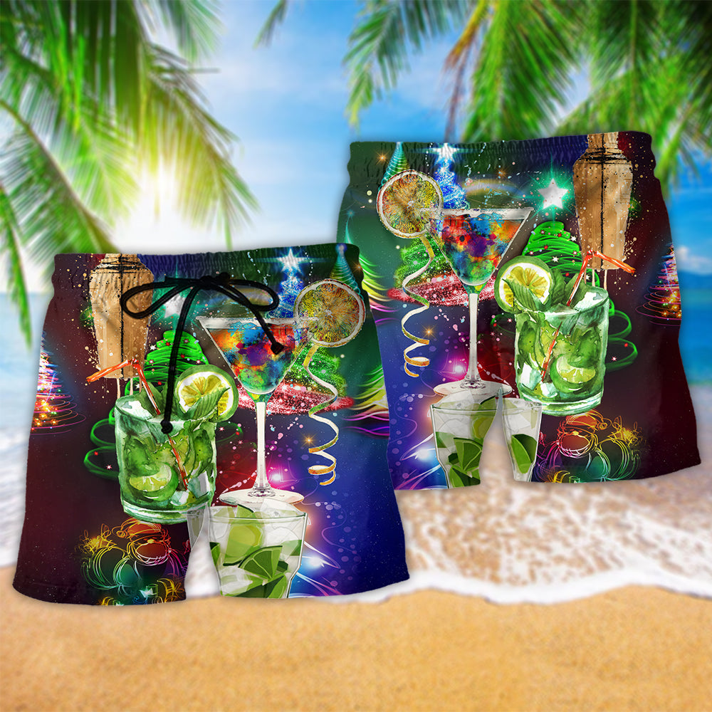 Cocktail Merry Christmas – Beach Short