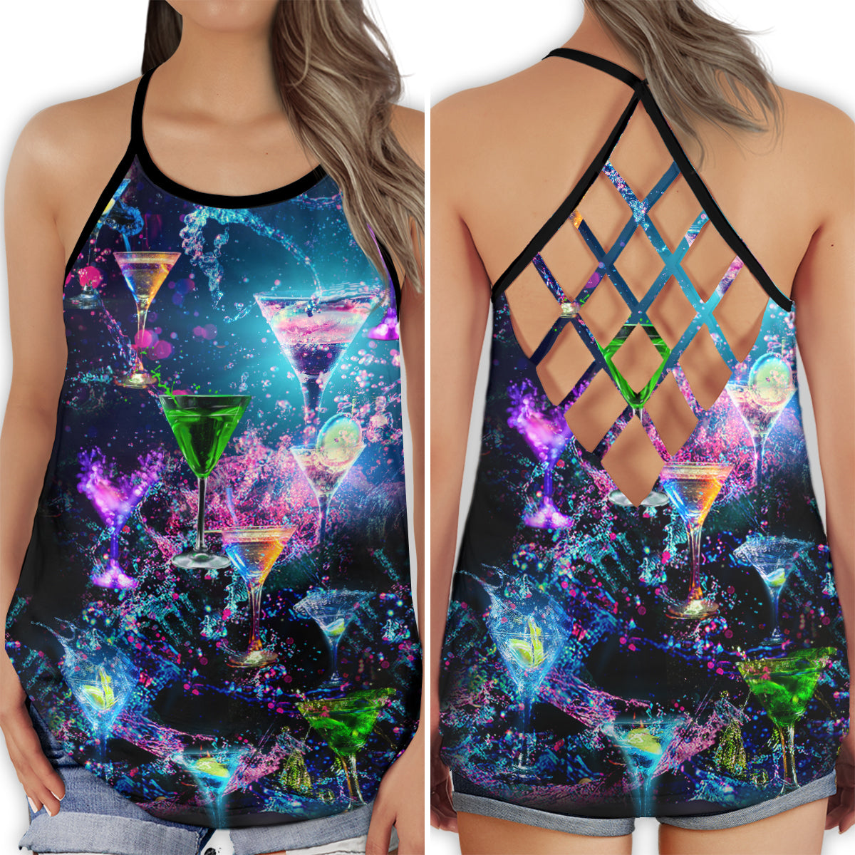 Cocktail I Love Summer Collection – Hollow Tank Top