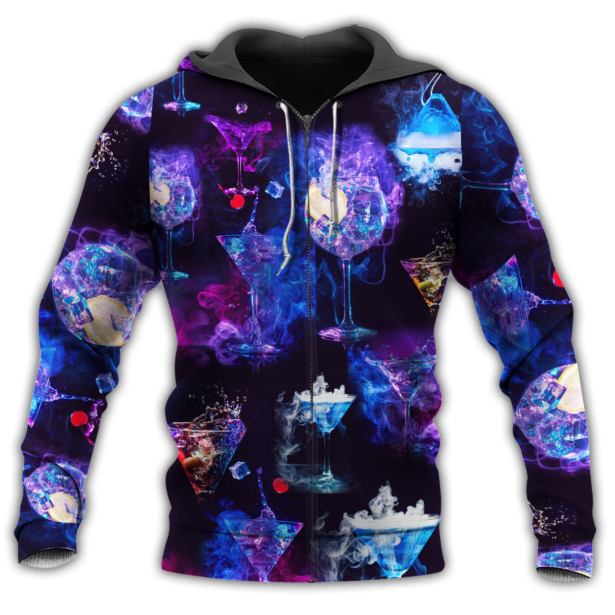 Moon Cocktail Purple Mystery - 3D Hoodie