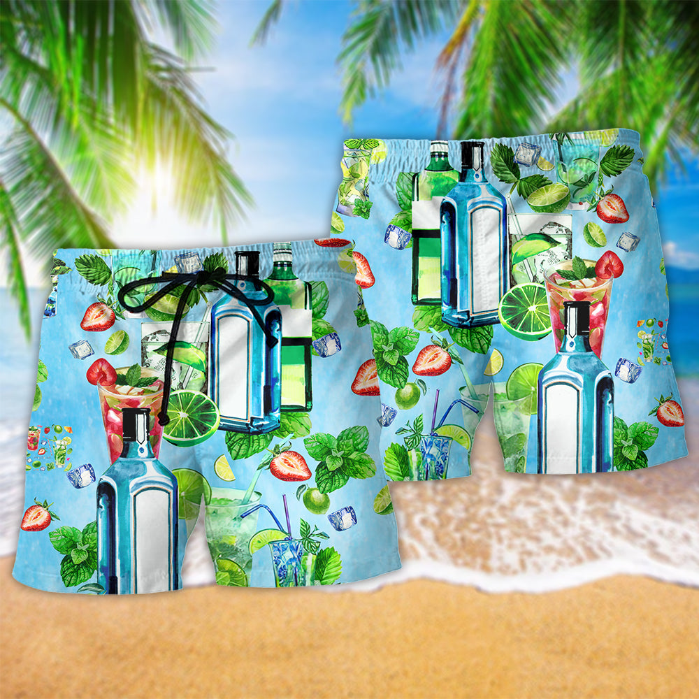 Cocktail Mojito Time Fun – Beach Short