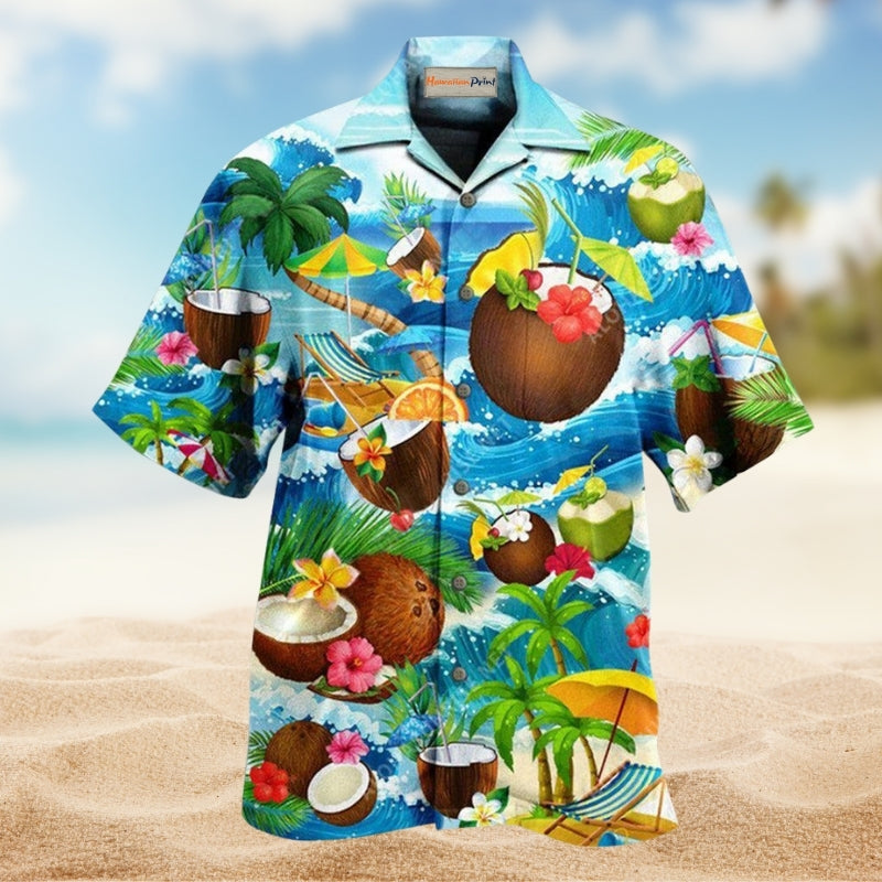 Coconut Summer Time Beaches Limited Edition – Hawaiian Shirt
