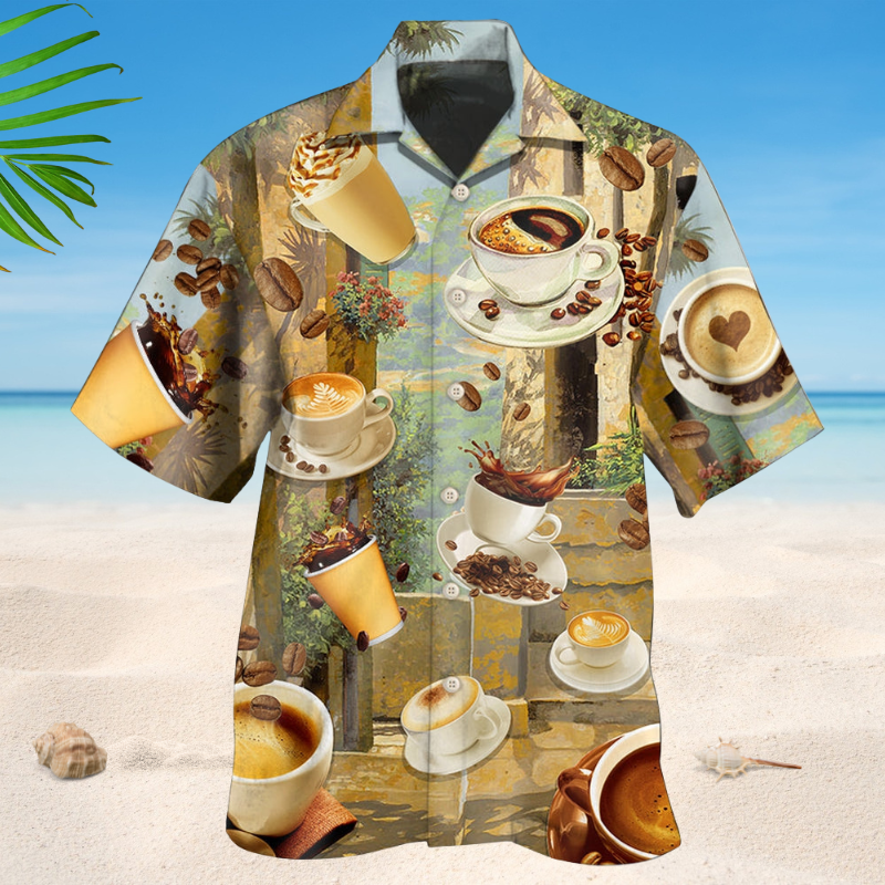 Coffee Morning Vintage Style – Hawaiian Shirt