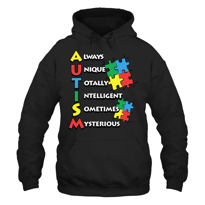 Collection Always Unique Totally Intelligent Autism – 3D Hoodie