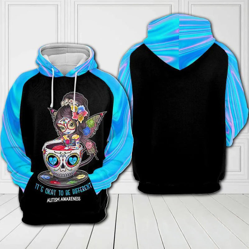 Collection Autism Its Okay To Be Different – 3D Hoodie