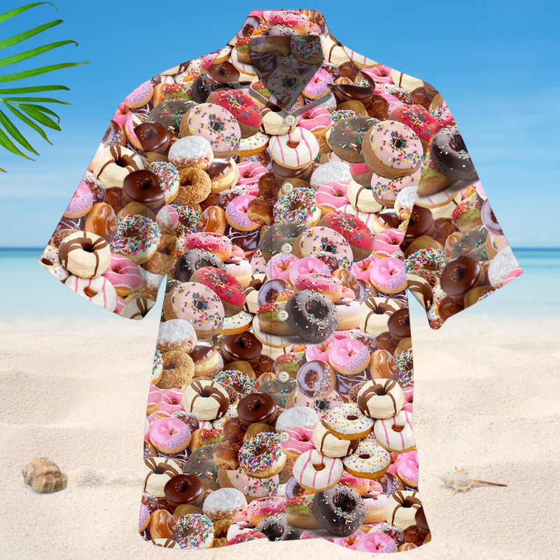 Colorful Donut Cream Style – Hawaiian Shirt
