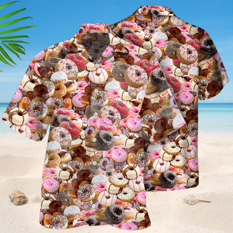 Colorful Donut Cream Style – Hawaiian Shirt