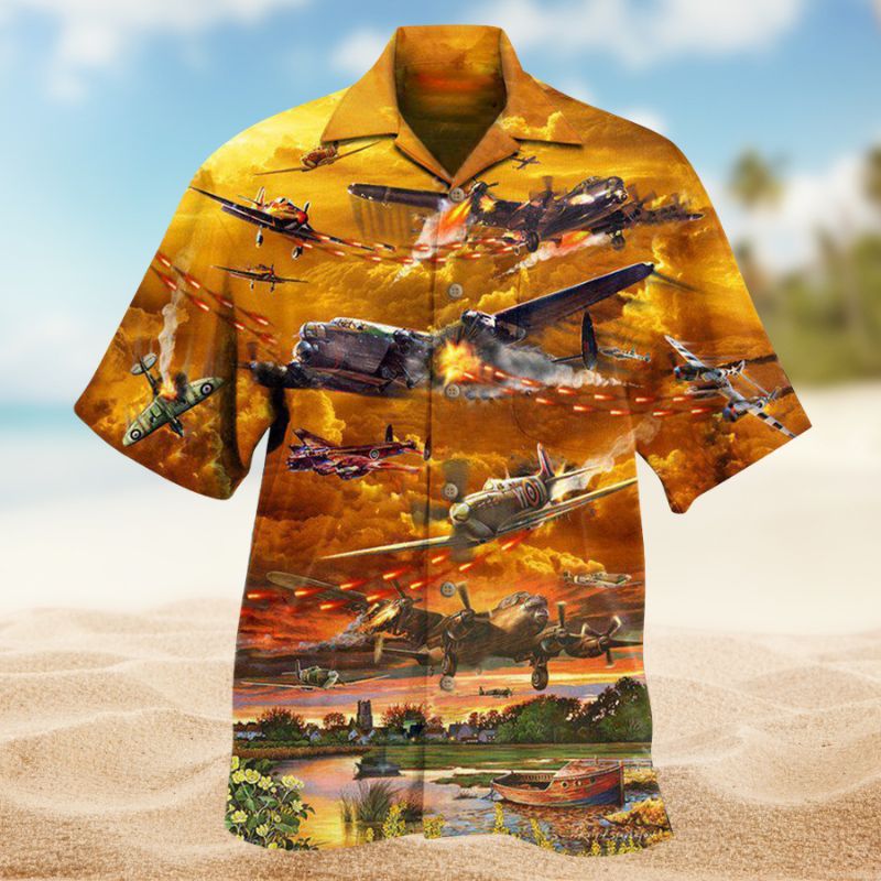Combat Aircraft Flying Edition – Hawaiian Shirt