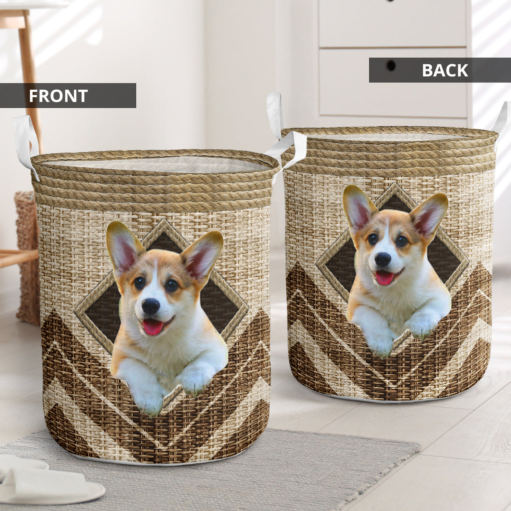 Corgi Rope Handmade - Laundry Basket - Owls Matrix LTD