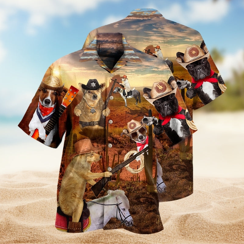 Cowboy Dog Companion Love Life Limited Edition – Hawaiian Shirt