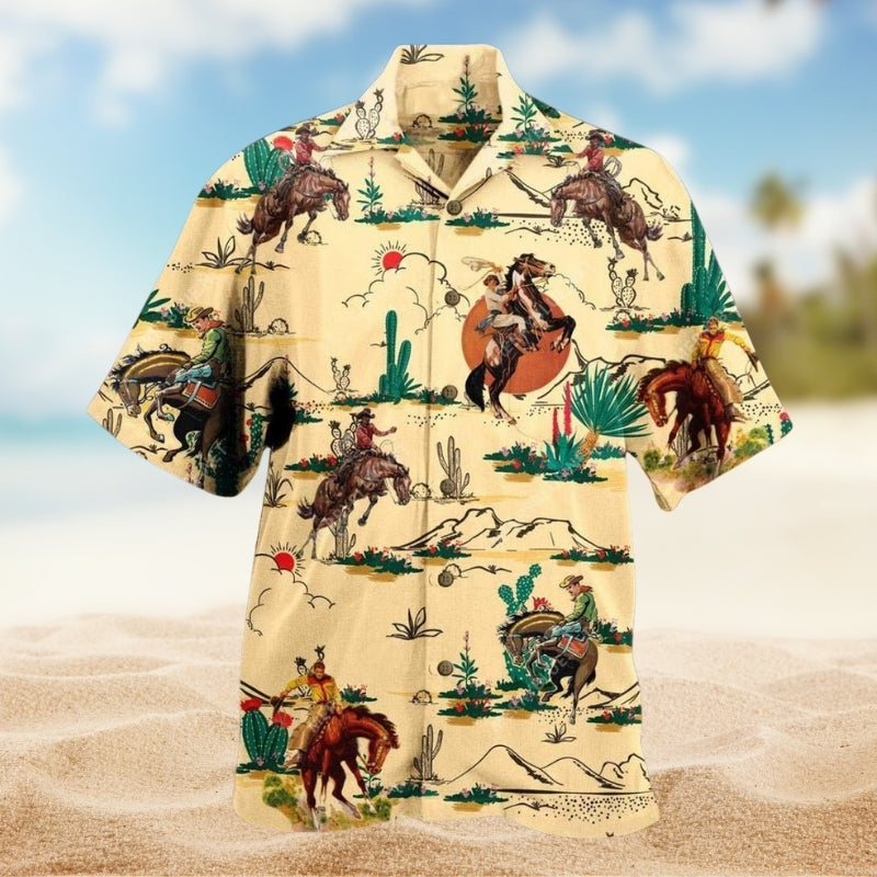 Cowboy Horses Desert Limited Edition – Hawaiian Shirt