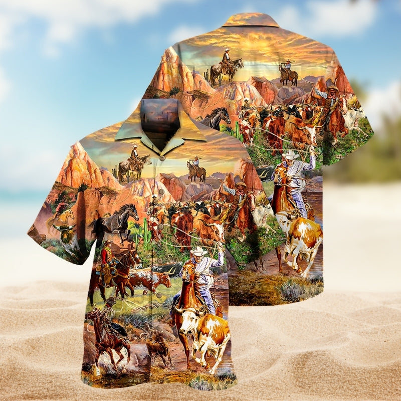 Cowboy Love Life Classic Western Limited Edition – Hawaiian Shirt