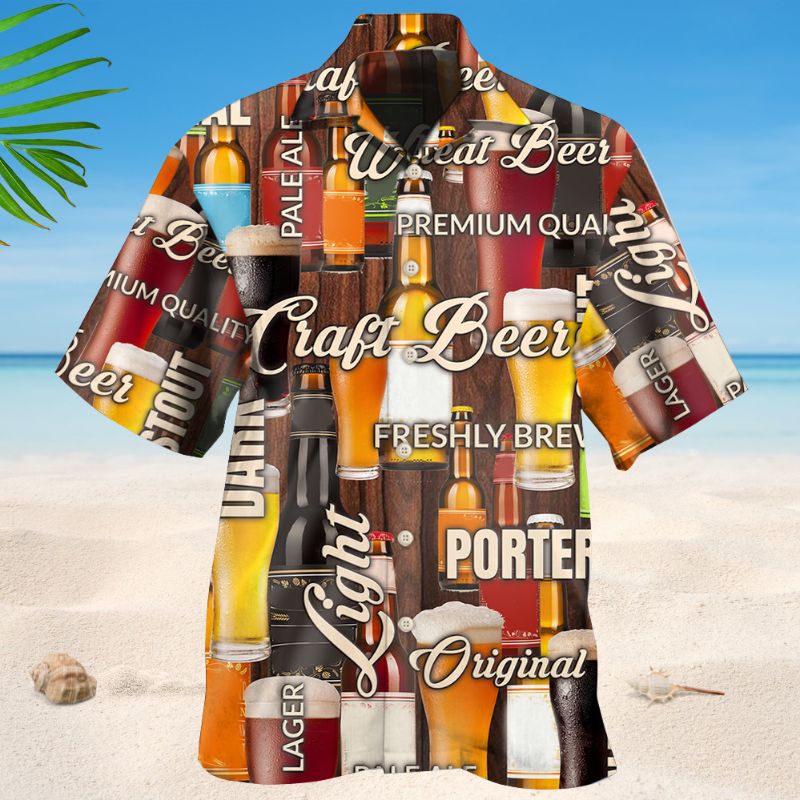 Craft Beer Factory Style – Hawaiian Shirt