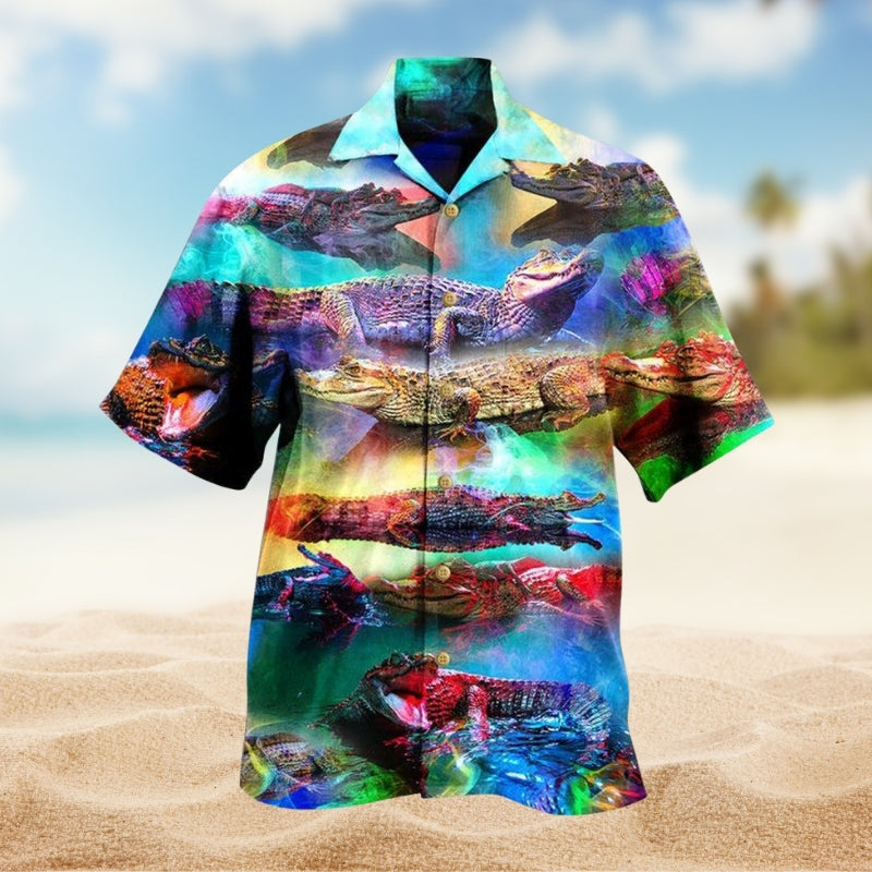 Crocodile Color Love Animals Limited Edition – Hawaiian Shirt