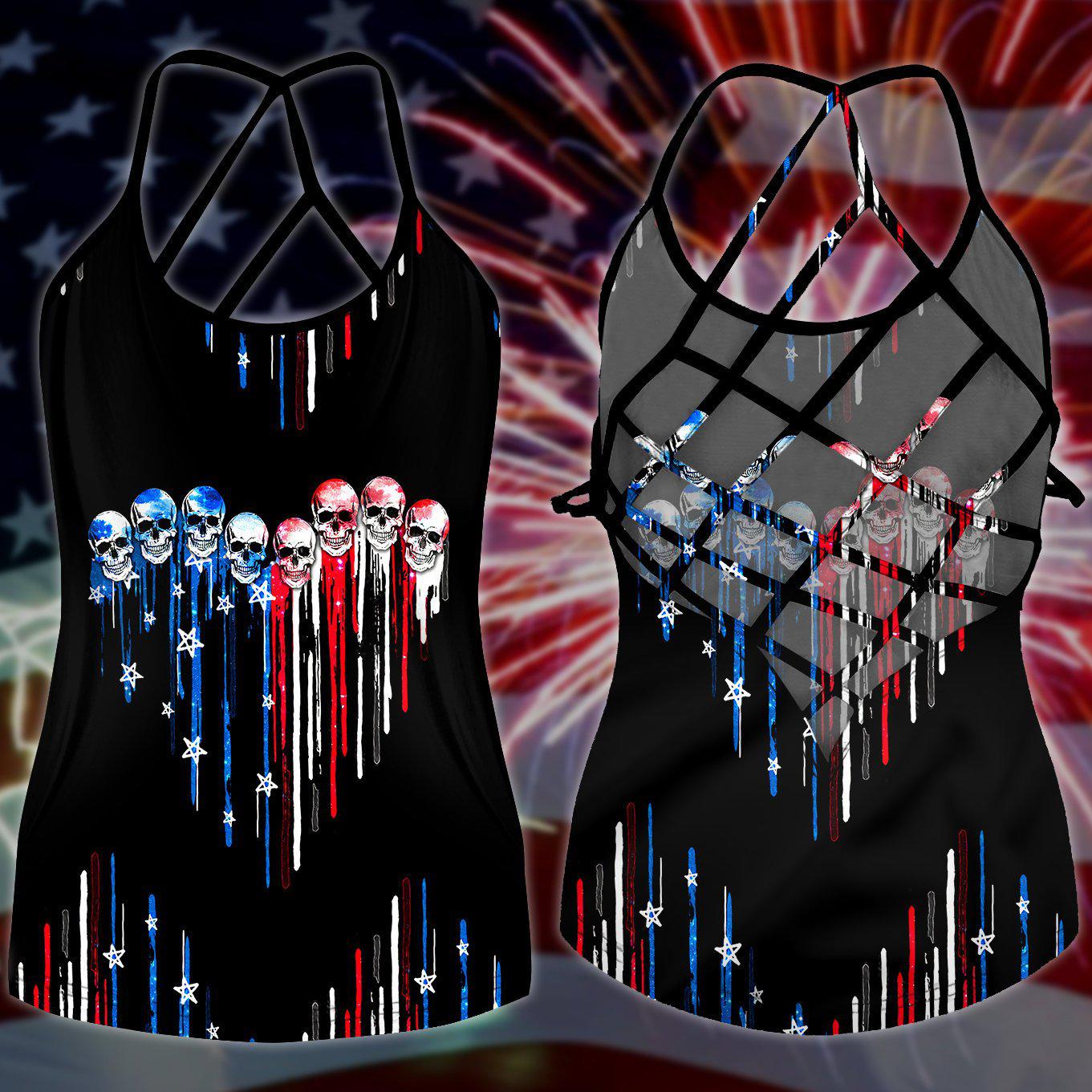 America Independence Day Happiness Limited Edition 1 – Hollow Tank Top