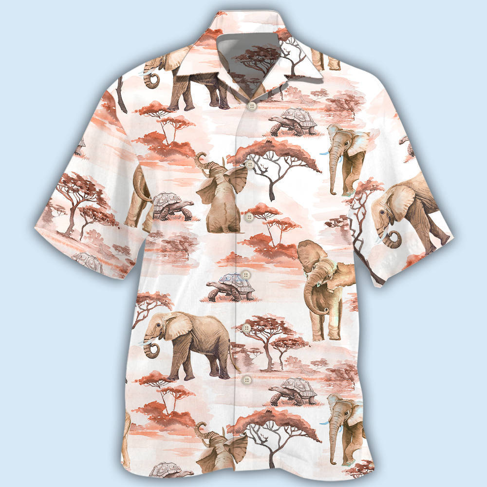 Cute Elephant Africa Style – Hawaiian Shirt