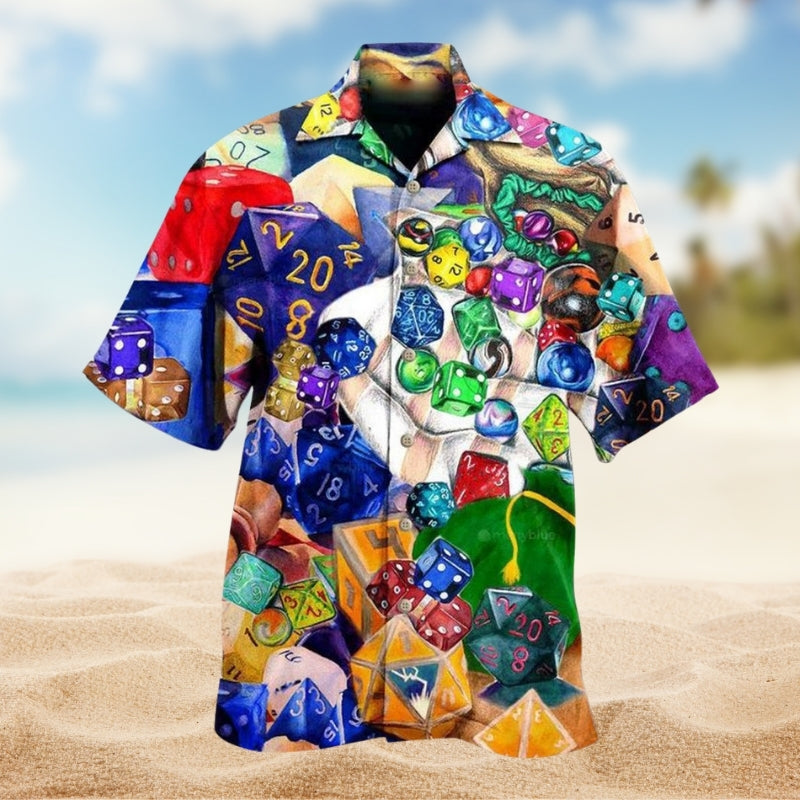 D20 Always Examine The Dice Limited Edition – Hawaiian Shirt