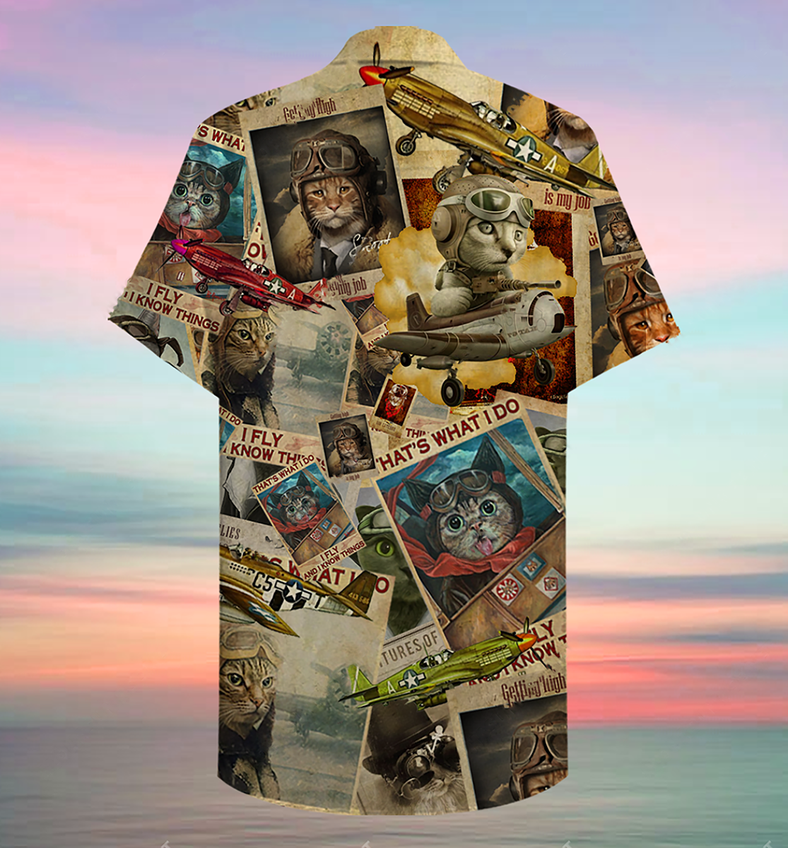 Cat Amazing Pilot Limited Edition – Hawaiian Shirt