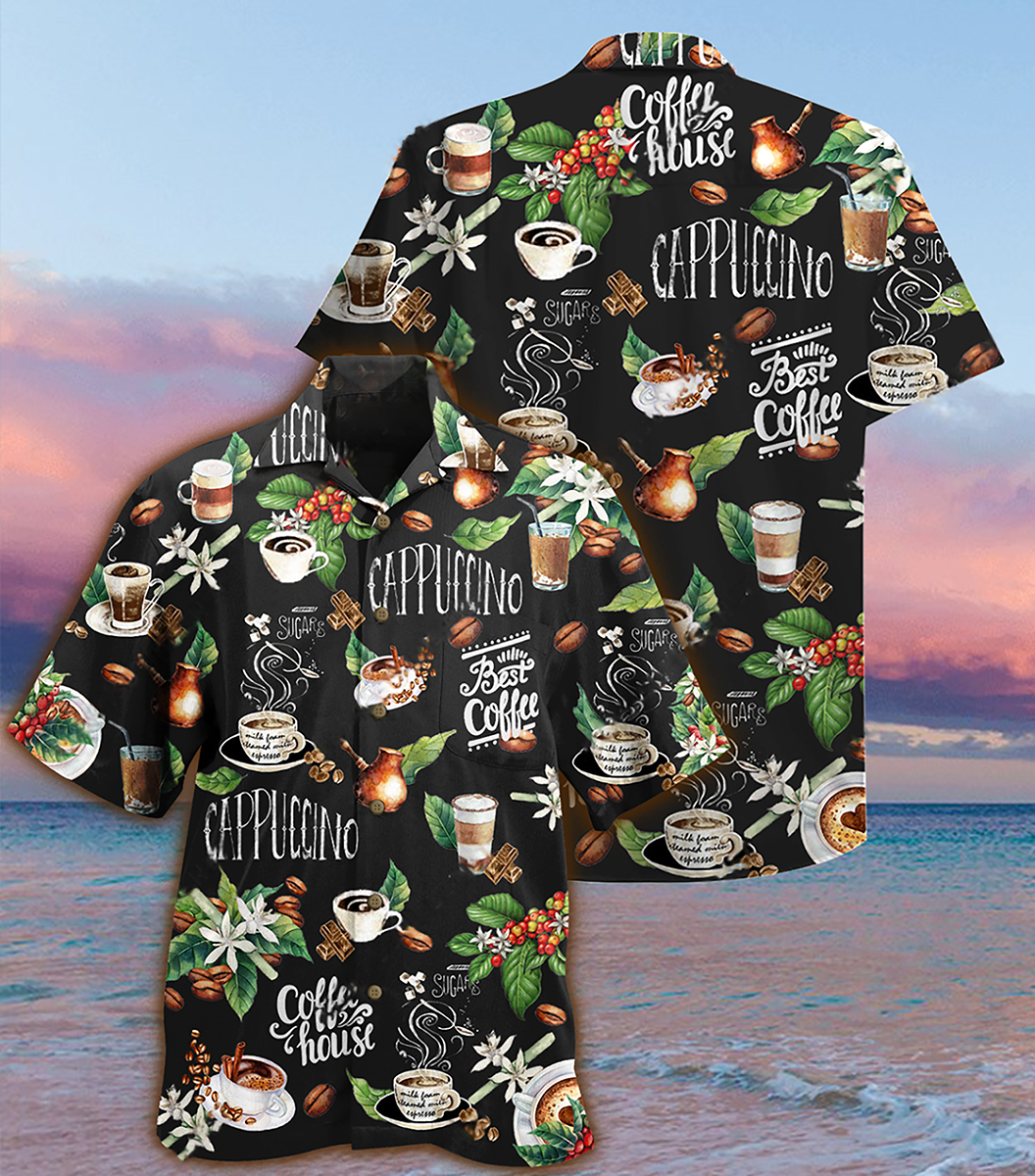 Coffee I Love Coffee Leaf Limited Edition – Hawaiian Shirt