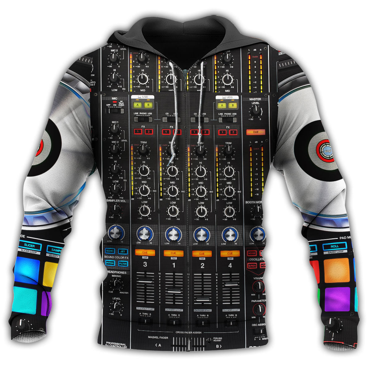 DJ Music Studio Vibe - 3D Hoodie