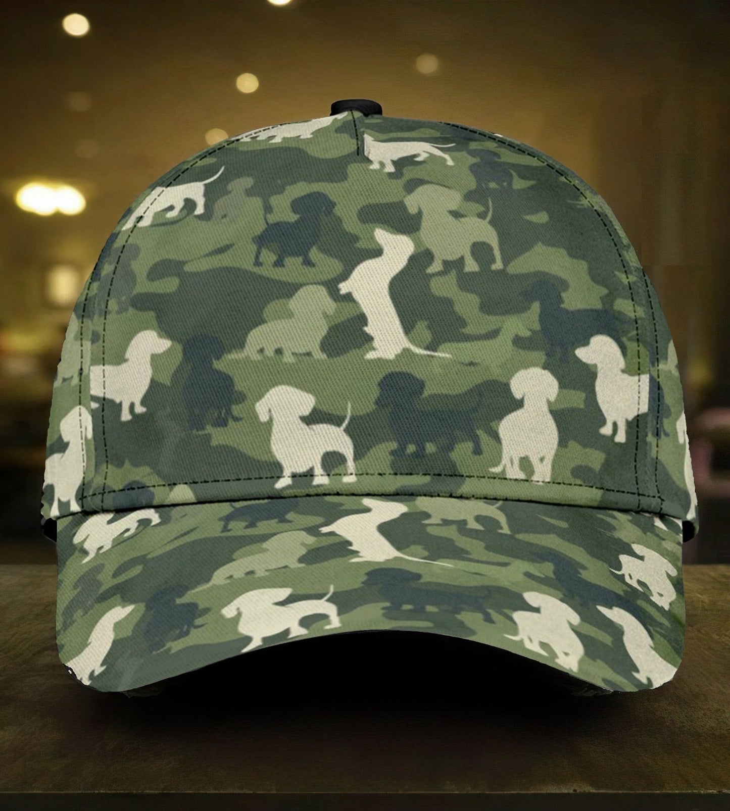 Dachshund Camouflage Vibes – Classic Cap