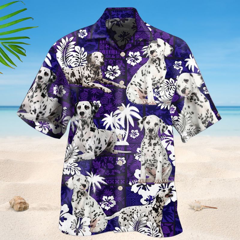 Dalmatian Dog Lover Tropical Life Style – Hawaiian Shirt