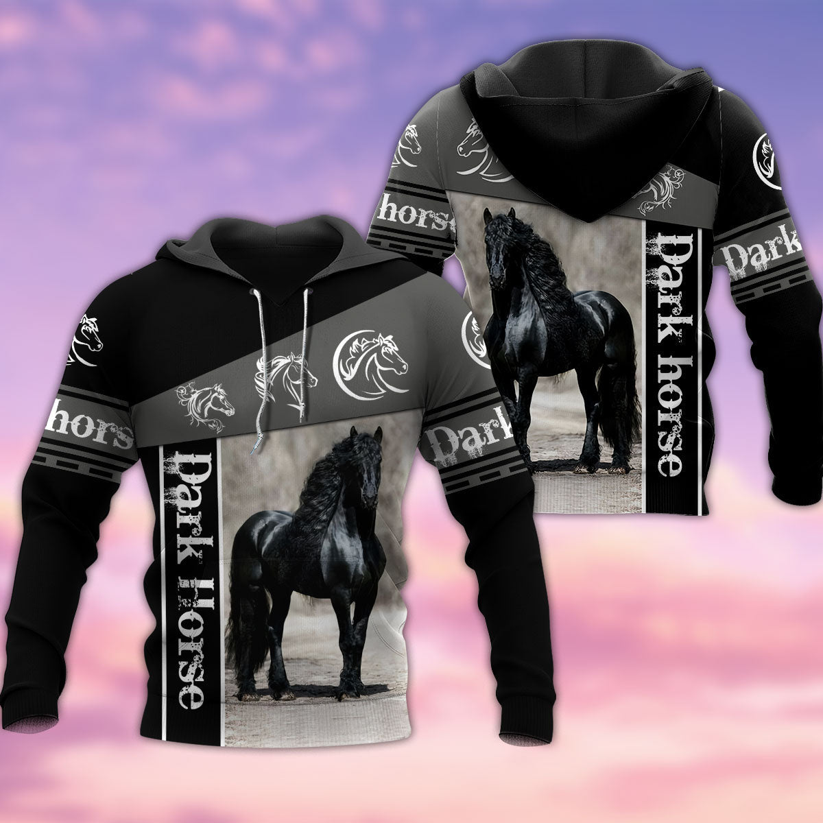 Dark Horse Makes Me Happy Forever - 3D Hoodie3