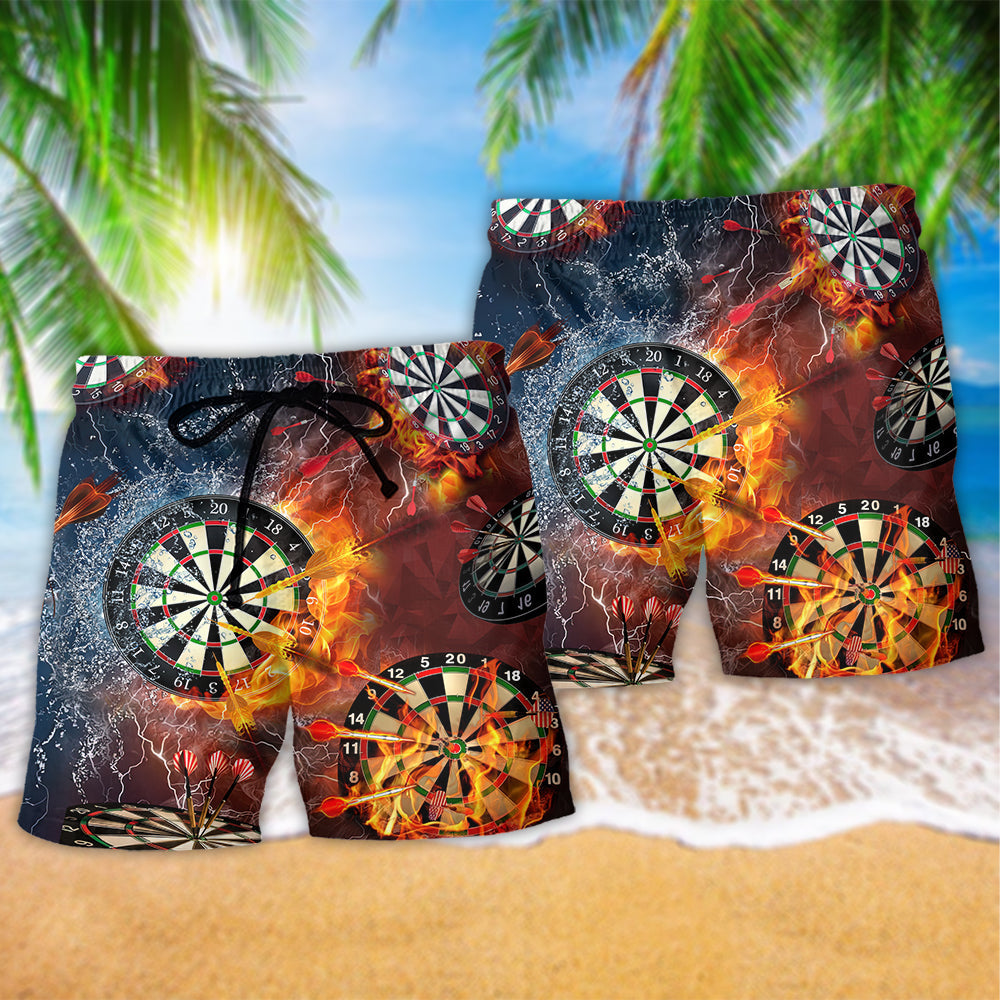 Darts Love Game Life - Beach Short