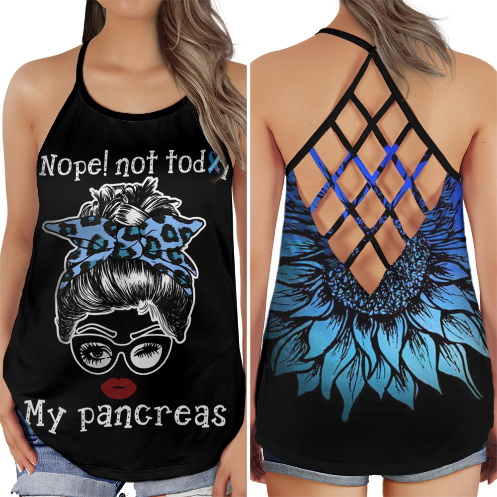Diabetes Awareness My Pancreas Humor Edition – Hollow Tank Top