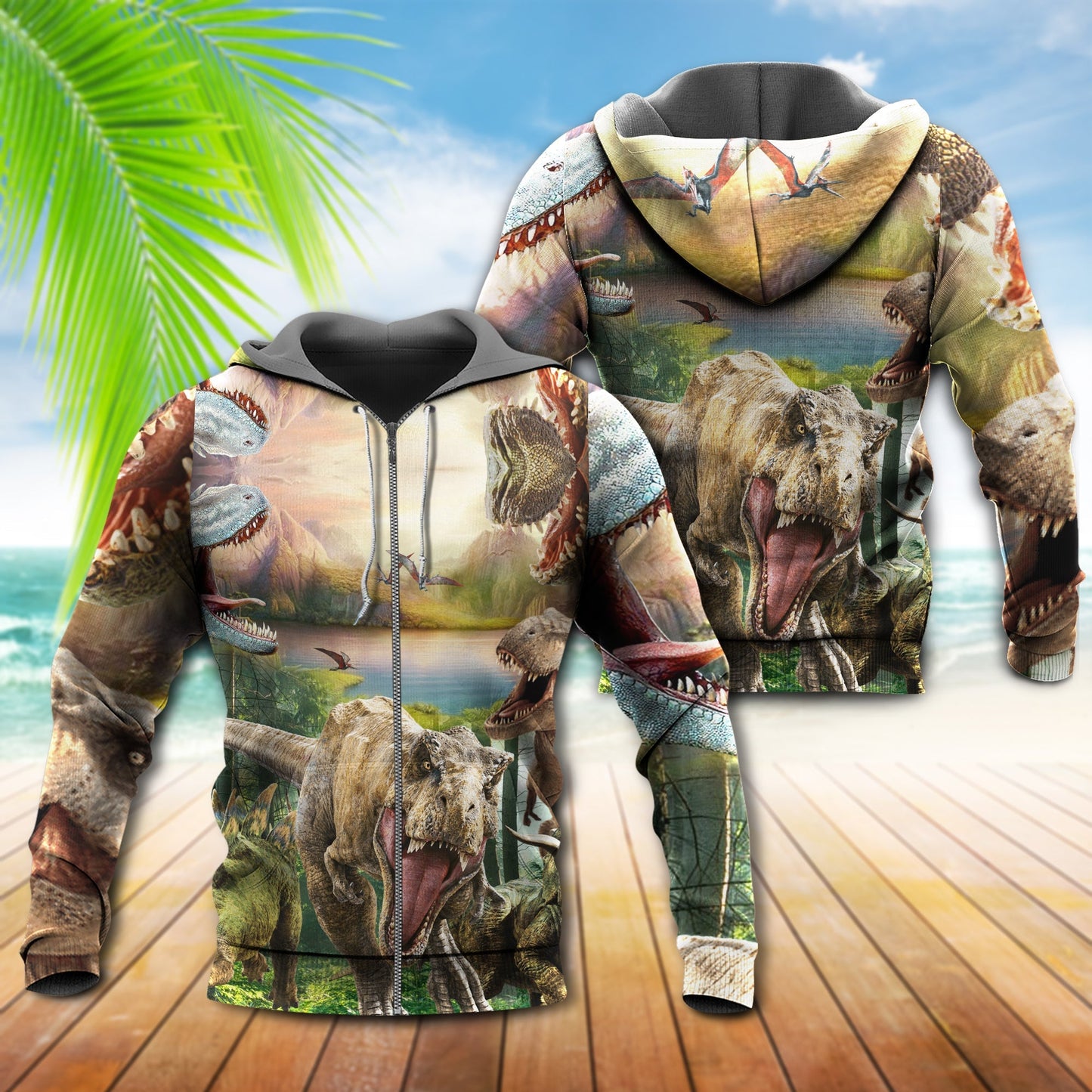 Dinosaur Roarsome Dinosaur World - 3D Hoodie