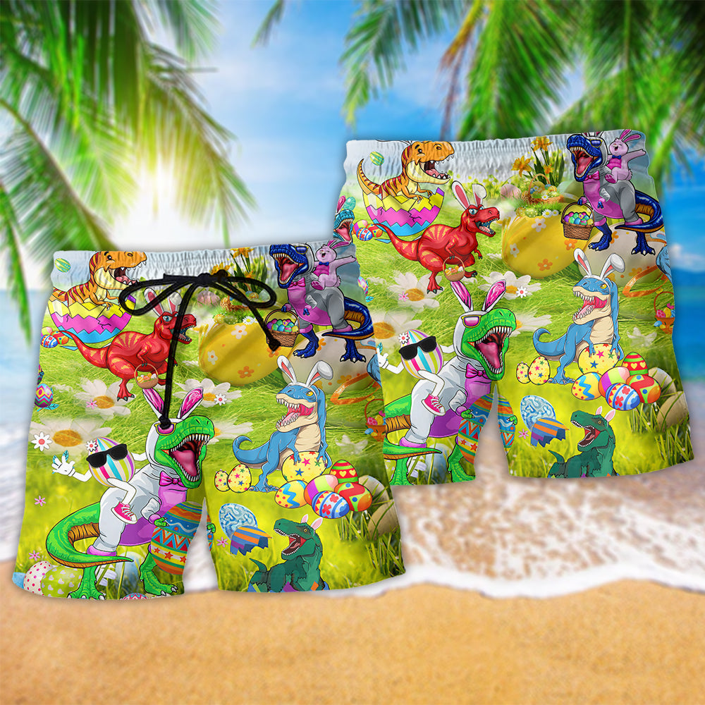Funny T Rex Egg Humor – Beach Short
