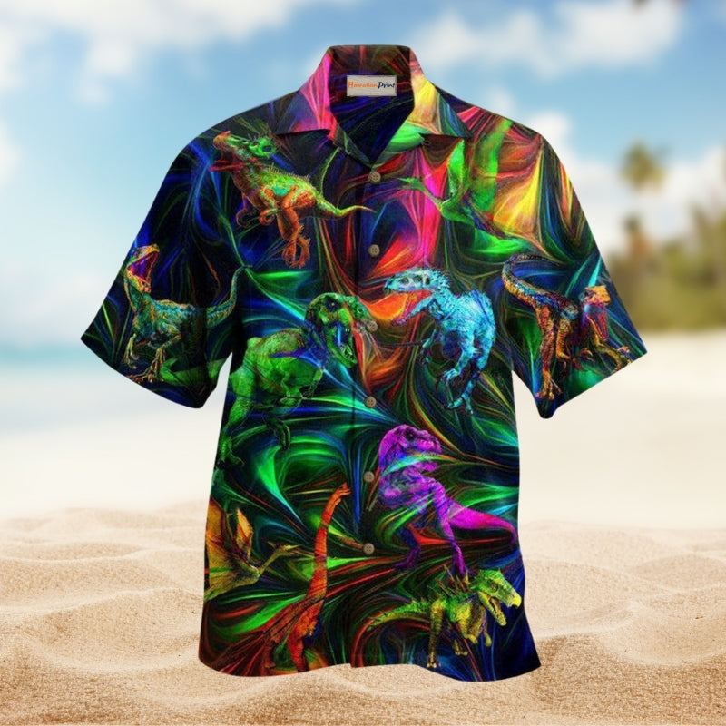 Dinosaurs Amazing Love Neon Limited Edition – Hawaiian Shirt