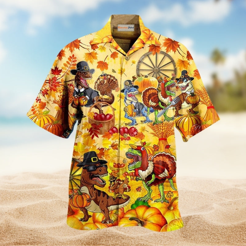 Dinosaurs Love Autumn Limited Edition – Hawaiian Shirt