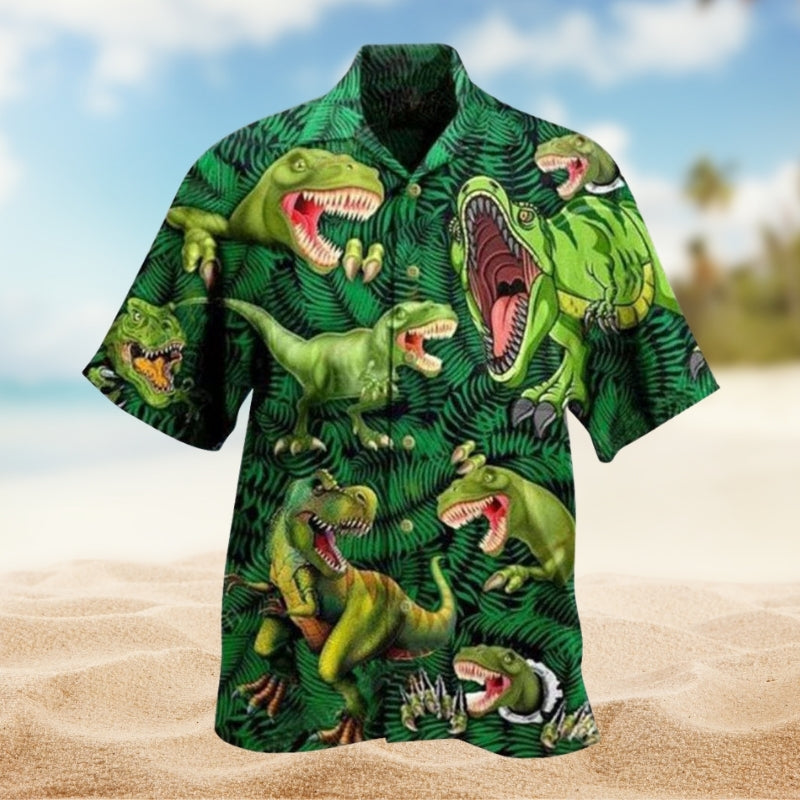 Dinosaurs Love Green Style Limited Edition – Hawaiian Shirt