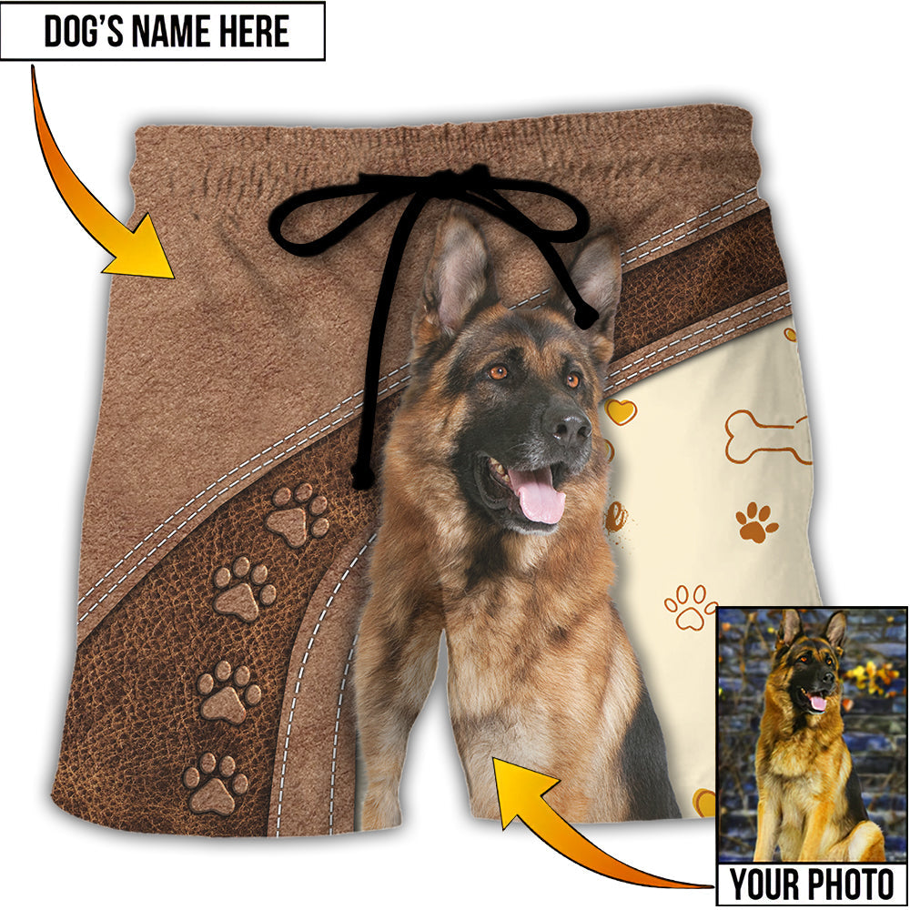 Dog Best Friend Custom Photo – Beach Short
